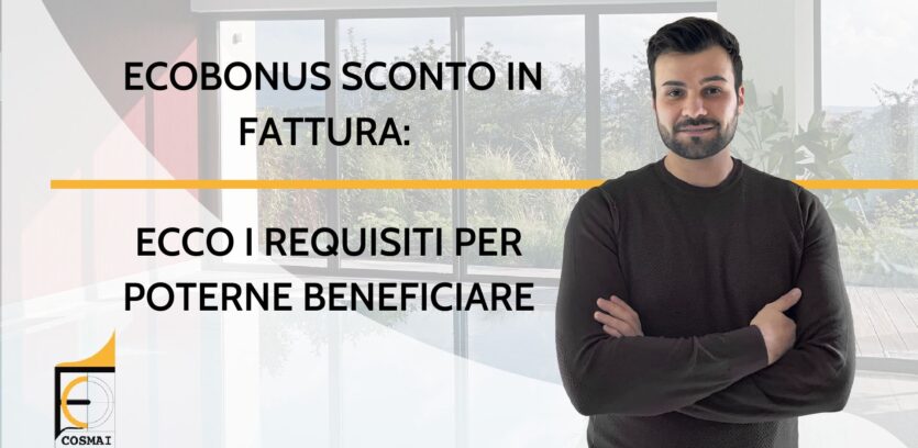 Ecobonus sconto in fattura