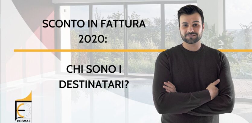 Sconto in fattura 2020