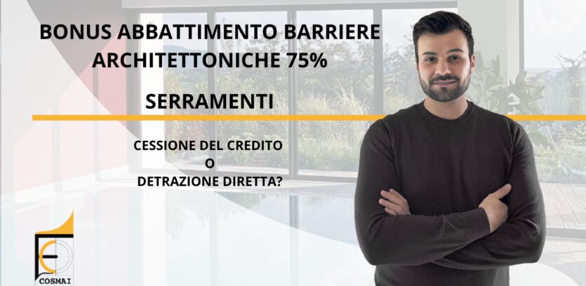 bonus 75% cessione credito sconto in fattura