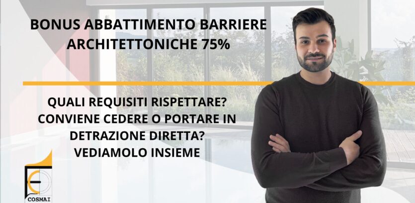 bonus abbattimento barriere architettoniche 75%